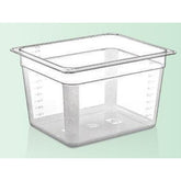 PAN 1/2 200MM ,POLYCARBONATE,COLOR:TRANSPARENT - Mabrook Hotel Supplies